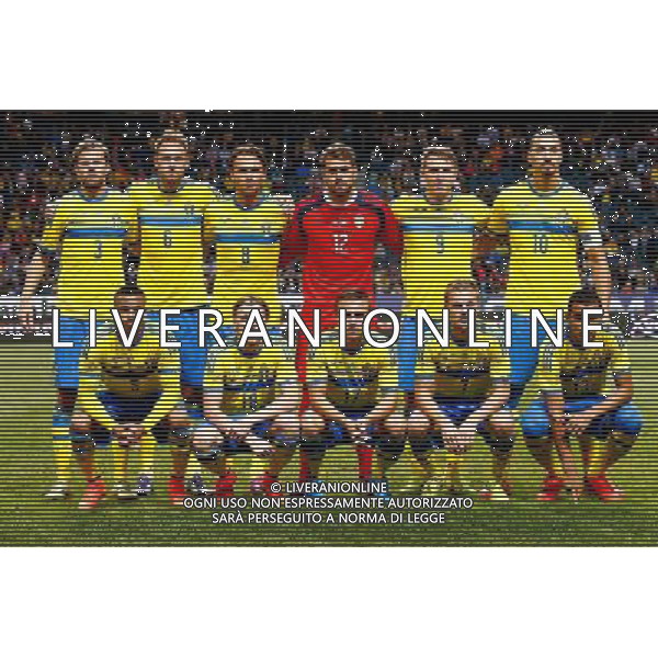 Equipe Suede - 04.09.2014 - Suede / Estonie - Match Amical Photo : Eriksson / Bildbyran / Icon Sport /Agenzia Aldo Liverani sas - ITALY ONLY - Svezia - Estonia partita amichevole Formazione Svezia