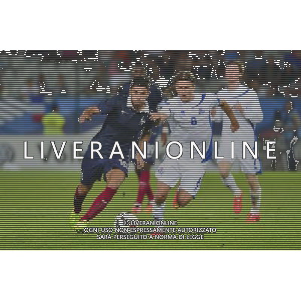 Morgan SANSON / Arnor Ingvi TRAUSTASON - 08.09.2014 - France / Islande - Eliminatoires Euro Espoirs 2015 Photo : Dave Winter / Icon Sport /Agenzia Aldo Liverani sas - ITALY ONLY - Francia - Islanda - Qualificazioni Euro 2015