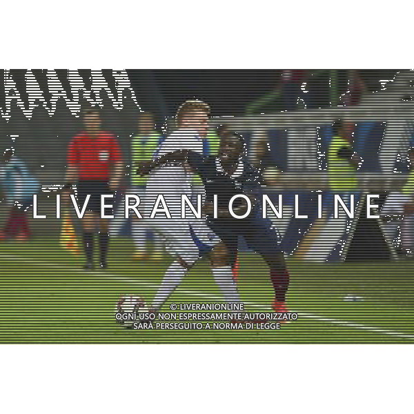 Orri Sigurour OMARSSON / Paul Georges NTEP - 08.09.2014 - France / Islande - Eliminatoires Euro Espoirs 2015 Photo : Dave Winter / Icon Sport /Agenzia Aldo Liverani sas - ITALY ONLY - Francia - Islanda - Qualificazioni Euro 2015