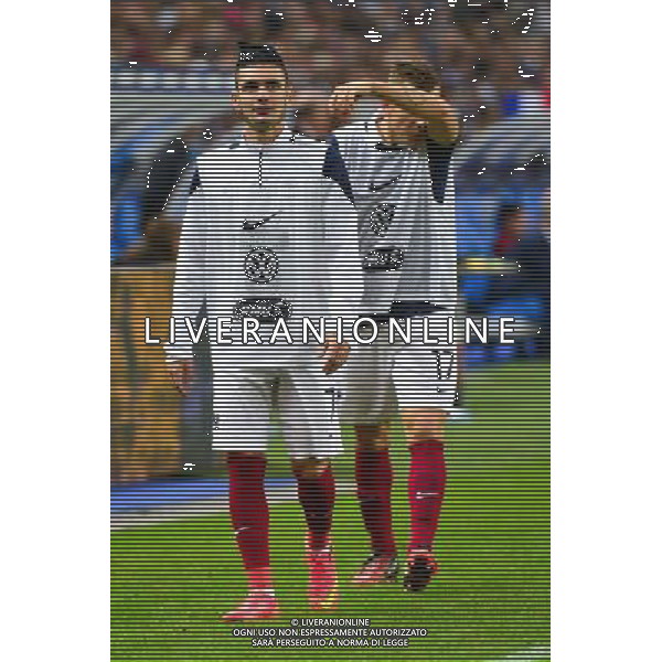 Remy CABELLA / Lucas DIGNE - 04.09.2014 - France / Espagne - Match Amical Photo : Dave Winter / Icon Sport AG ALDO LIVERANI SAS ONLY ITALY