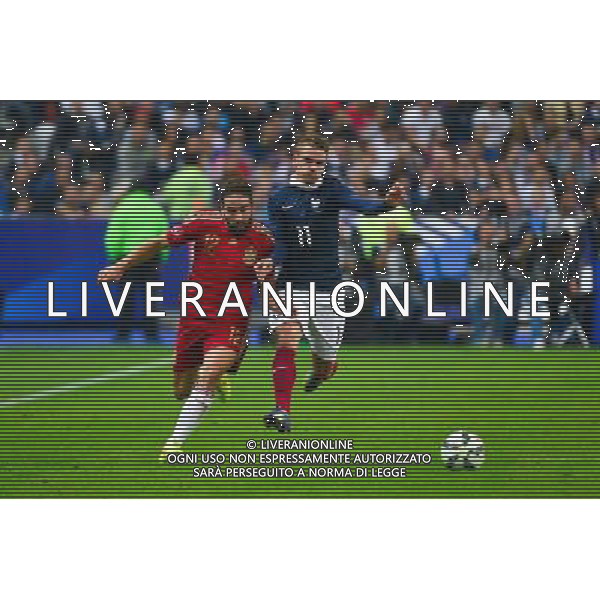 Daniel CARVAJAL / Antoine GRIEZMANN - 04.09.2014 - France / Espagne - Match Amical Photo : Dave Winter / Icon Sport AG ALDO LIVERANI SAS ONLY ITALY