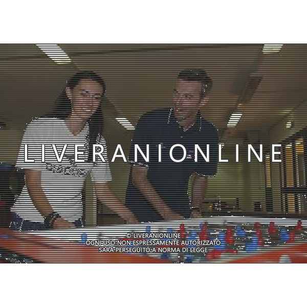 NELLA FOTO CINI CRISTINA GUARDALINEECON STEFANO FARINA ARBITRO AGENZIA ALDO LIVERANI