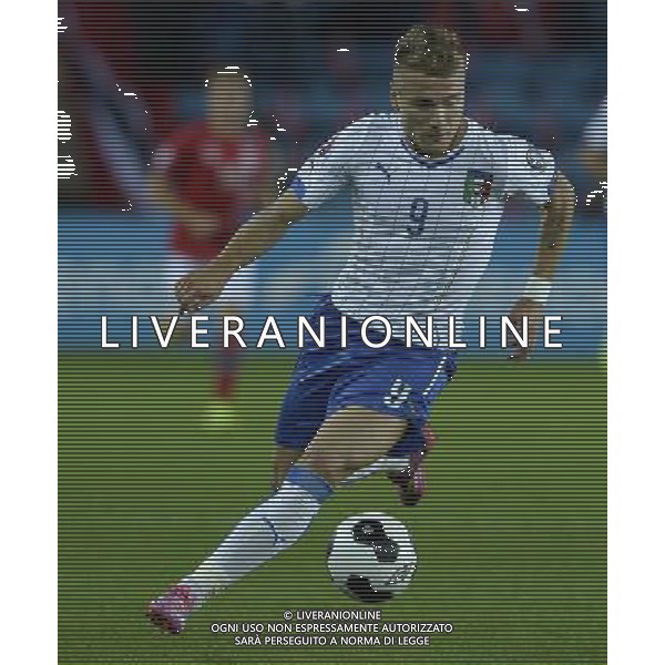 Qualificazioni ai Campionati Europei di Calcio UEFA Francia 2016 Gruppo H Oslo - 09.10.2014 Norvegia-Italia Nella Foto:immobile ciro /Ph.Vitez-Ag. Aldo Liverani