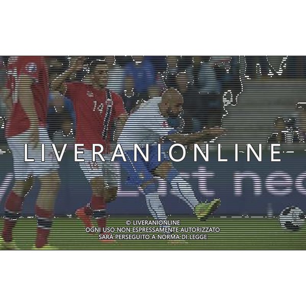 Qualificazioni ai Campionati Europei di Calcio UEFA Francia 2016 Gruppo H Oslo - 09.10.2014 Norvegia-Italia Nella Foto:zaza SIMONE gol /Ph.Vitez-Ag. Aldo Liverani