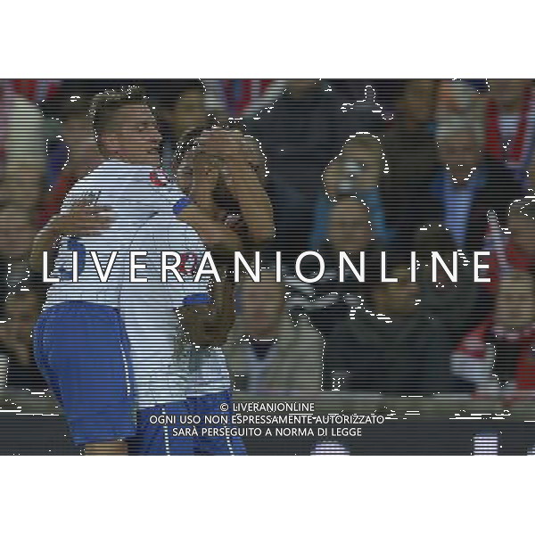 Qualificazioni ai Campionati Europei di Calcio UEFA Francia 2016 Gruppo H Oslo - 09.10.2014 Norvegia-Italia Nella Foto:zaza esulta /Ph.Vitez-Ag. Aldo Liverani