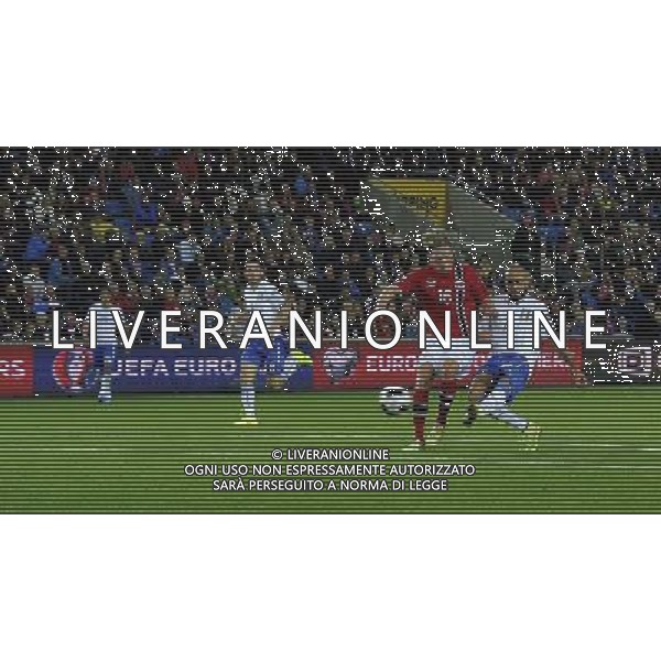 Qualificazioni ai Campionati Europei di Calcio UEFA Francia 2016 Gruppo H Oslo - 09.10.2014 Norvegia-Italia Nella Foto:zaza colpisce la traversa /Ph.Vitez-Ag. Aldo Liverani