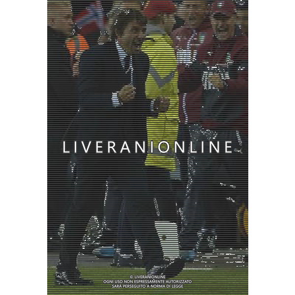 Qualificazioni ai Campionati Europei di Calcio UEFA Francia 2016 Gruppo H Oslo - 09.10.2014 Norvegia-Italia Nella Foto:conte esulta /Ph.Vitez-Ag. Aldo Liverani