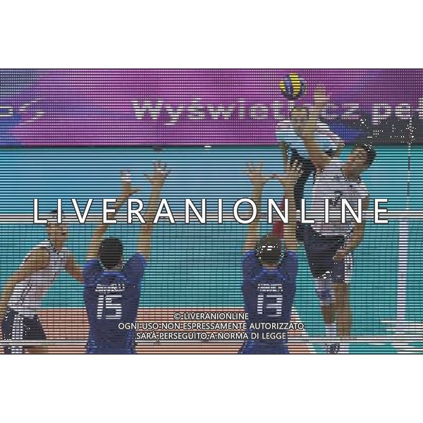 KRAKOW, 07.09.2014 FIVB Mistrzostwa Swiata w Siatkowce Mezczyzn FIVB Volleyball Men\'s World Championship WLOCHY - USA n/z. TAYLOR SANDER FOTO: TOMASZ MARKOWSKI NEWSPIX.PL --- Newspix.pl ag aldo liverani sas only italy *** Local Caption *** www.newspix.pl mail us: info@newspix.pl call us: 0048 022 23 22 222 --- Polish Picture Agency by Ringier Axel Springer Poland