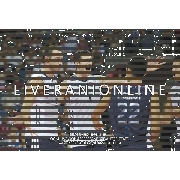 KRAKOW, 07.09.2014 FIVB Mistrzostwa Swiata w Siatkowce Mezczyzn FIVB Volleyball Men\'s World Championship WLOCHY - USA n/z. DAVID LEE, MATTHEW ANDERSON FOTO: TOMASZ MARKOWSKI NEWSPIX.PL --- Newspix.pl ag aldo liverani sas only italy *** Local Caption *** www.newspix.pl mail us: info@newspix.pl call us: 0048 022 23 22 222 --- Polish Picture Agency by Ringier Axel Springer Poland