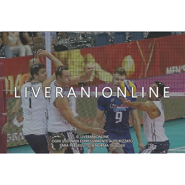 KRAKOW, 07.09.2014 FIVB Mistrzostwa Swiata w Siatkowce Mezczyzn FIVB Volleyball Men\'s World Championship WLOCHY - USA n/z. MATTHEW ANDERSON, DAVID LEE, IVAN ZAYTSEV, KAWIKA SHOJI FOTO: TOMASZ MARKOWSKI NEWSPIX.PL --- Newspix.pl ag aldo liverani sas only italy *** Local Caption *** www.newspix.pl mail us: info@newspix.pl call us: 0048 022 23 22 222 --- Polish Picture Agency by Ringier Axel Springer Poland