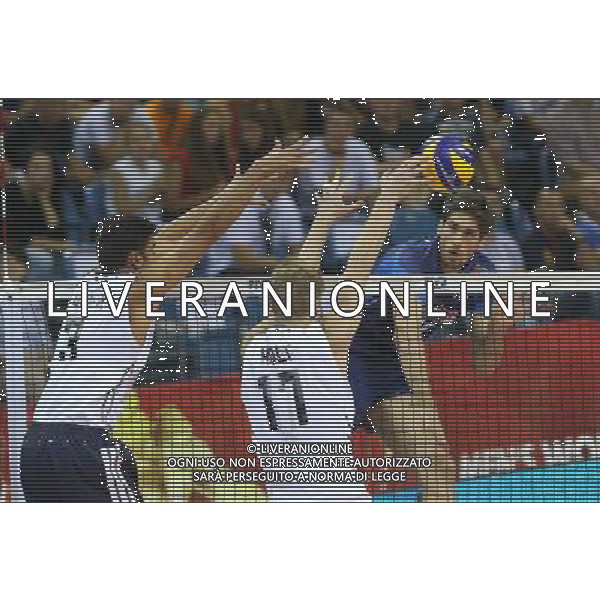 KRAKOW, 07.09.2014 FIVB Mistrzostwa Swiata w Siatkowce Mezczyzn FIVB Volleyball Men\'s World Championship WLOCHY - USA n/z. LUCA VETTORI FOTO: TOMASZ MARKOWSKI NEWSPIX.PL --- Newspix.pl ag aldo liverani sas only italy *** Local Caption *** www.newspix.pl mail us: info@newspix.pl call us: 0048 022 23 22 222 --- Polish Picture Agency by Ringier Axel Springer Poland