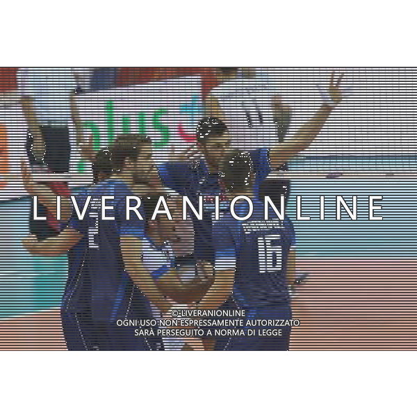 KRAKOW, 07.09.2014 FIVB Mistrzostwa Swiata w Siatkowce Mezczyzn FIVB Volleyball Men\'s World Championship WLOCHY - USA n/z. RADOSC WLOCHY FOTO: TOMASZ MARKOWSKI NEWSPIX.PL --- Newspix.pl ag aldo liverani sas only italy *** Local Caption *** www.newspix.pl mail us: info@newspix.pl call us: 0048 022 23 22 222 --- Polish Picture Agency by Ringier Axel Springer Poland