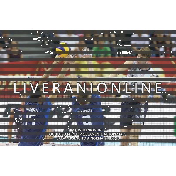 KRAKOW, 07.09.2014 FIVB Mistrzostwa Swiata w Siatkowce Mezczyzn FIVB Volleyball Men\'s World Championship WLOCHY - USA n/z. EMANUELE BIRARELLI, IVAN ZAYTSEV, MICACH CHRISTENSON FOTO: TOMASZ MARKOWSKI NEWSPIX.PL --- Newspix.pl ag aldo liverani sas only italy *** Local Caption *** www.newspix.pl mail us: info@newspix.pl call us: 0048 022 23 22 222 --- Polish Picture Agency by Ringier Axel Springer Poland