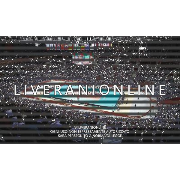 07.09.2014 - Krakow , Polska . Siatkowka , Mistrzostwa Swiata 2014 , Volleyball , Men\'s World Championship Poland 2014 . Wlochy (niebieskie) - USA (biale) , Italy (blue) - USA (white). n/z. wypelniona widzami hala Krakow Arena , komplet widzow w Krakowie . Fot. Krzysztof Porebski / EDYTOR.net / NEWSPIX.PL --- Newspix.pl ag aldo liverani sas only italy *** Local Caption *** www.newspix.pl mail us: info@newspix.pl call us: 0048 022 23 22 222 --- Polish Picture Agency by Ringier Axel Springer Poland