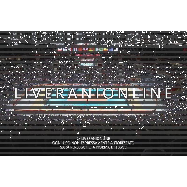 07.09.2014 - Krakow , Polska . Siatkowka , Mistrzostwa Swiata 2014 , Volleyball , Men\'s World Championship Poland 2014 . Wlochy (niebieskie) - USA (biale) , Italy (blue) - USA (white). n/z. wypelniona widzami hala Krakow Arena , komplet widzow w Krakowie . Fot. Krzysztof Porebski / EDYTOR.net / NEWSPIX.PL --- Newspix.pl ag aldo liverani sas only italy *** Local Caption *** www.newspix.pl mail us: info@newspix.pl call us: 0048 022 23 22 222 --- Polish Picture Agency by Ringier Axel Springer Poland
