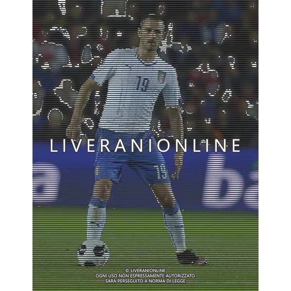 Qualificazioni ai Campionati Europei di Calcio UEFA Francia 2016 Gruppo H Oslo - 09.10.2014 Norvegia-Italia Nella Foto:Bonucci Leonardo /Ph.Vitez-Ag. Aldo Liverani