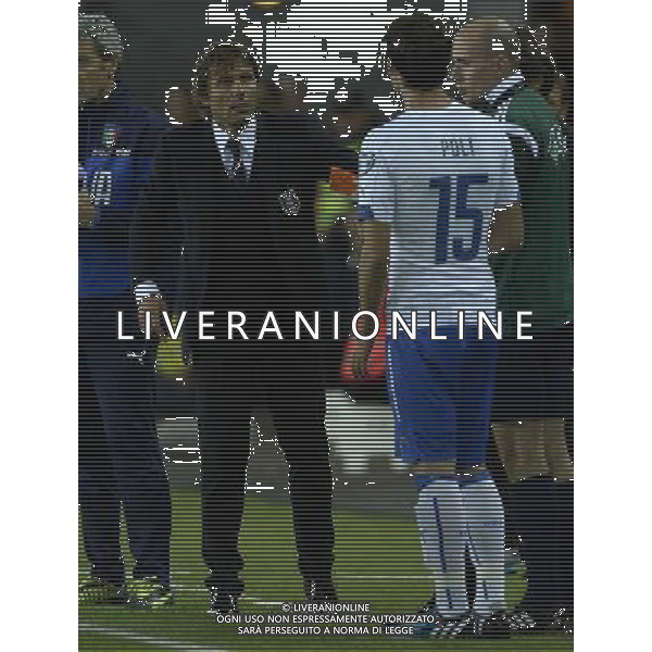 Qualificazioni ai Campionati Europei di Calcio UEFA Francia 2016 Gruppo H Oslo - 09.10.2014 Norvegia-Italia Nella Foto:Conte Antonio-Poli Andrea /Ph.Vitez-Ag. Aldo Liverani