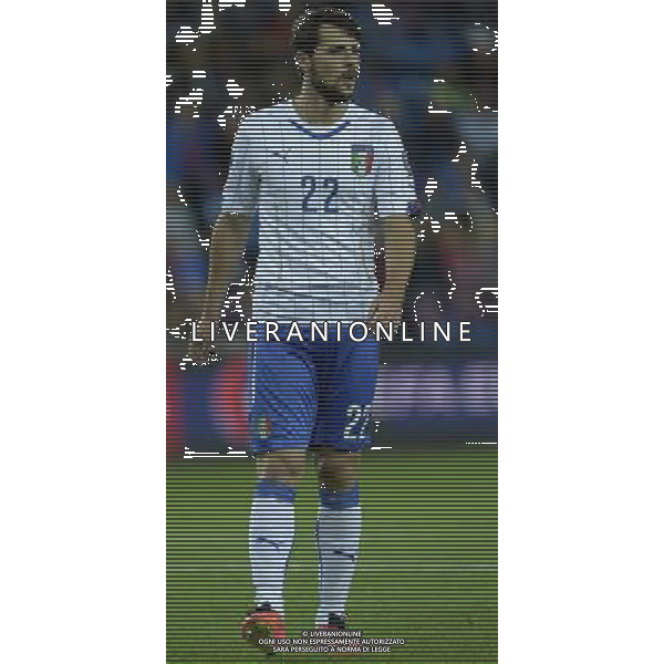 Qualificazioni ai Campionati Europei di Calcio UEFA Francia 2016 Gruppo H Oslo - 09.10.2014 Norvegia-Italia Nella Foto:Destro Mattia /Ph.Vitez-Ag. Aldo Liverani