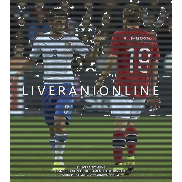 Qualificazioni ai Campionati Europei di Calcio UEFA Francia 2016 Gruppo H Oslo - 09.10.2014 Norvegia-Italia Nella Foto:Florenzi Alessandro /Ph.Vitez-Ag. Aldo Liverani
