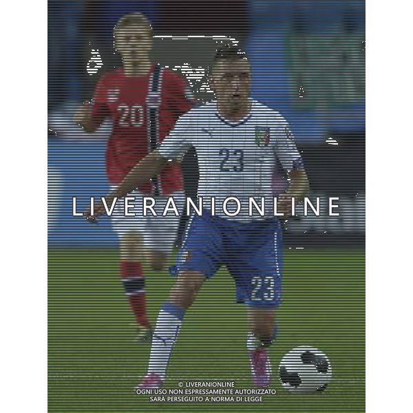 Qualificazioni ai Campionati Europei di Calcio UEFA Francia 2016 Gruppo H Oslo - 09.10.2014 Norvegia-Italia Nella Foto:Giaccherini Emanuele /Ph.Vitez-Ag. Aldo Liverani