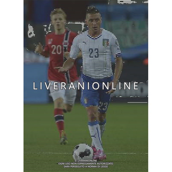 Qualificazioni ai Campionati Europei di Calcio UEFA Francia 2016 Gruppo H Oslo - 09.10.2014 Norvegia-Italia Nella Foto:Giaccherini Emanuele /Ph.Vitez-Ag. Aldo Liverani