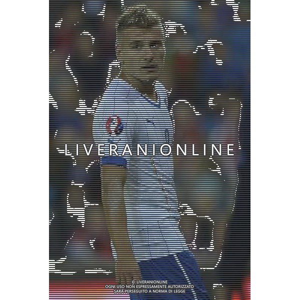 Qualificazioni ai Campionati Europei di Calcio UEFA Francia 2016 Gruppo H Oslo - 09.10.2014 Norvegia-Italia Nella Foto:Immobile Ciro /Ph.Vitez-Ag. Aldo Liverani