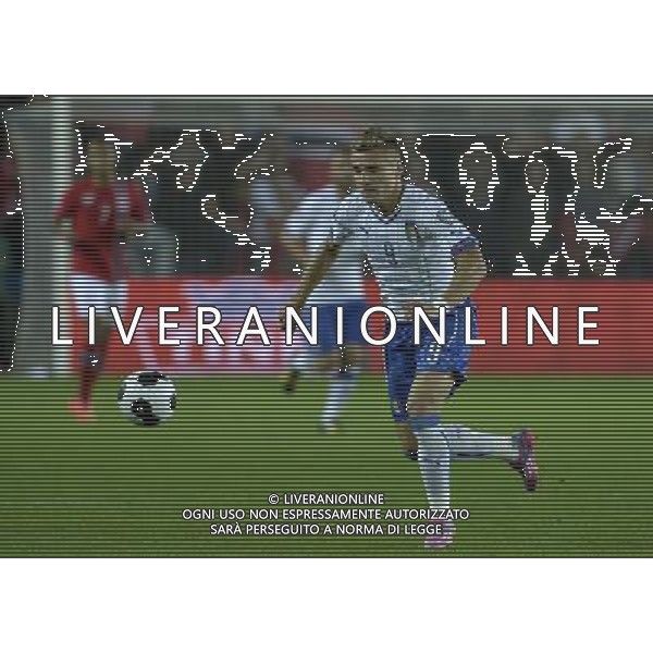 Qualificazioni ai Campionati Europei di Calcio UEFA Francia 2016 Gruppo H Oslo - 09.10.2014 Norvegia-Italia Nella Foto:Immobile Ciro /Ph.Vitez-Ag. Aldo Liverani