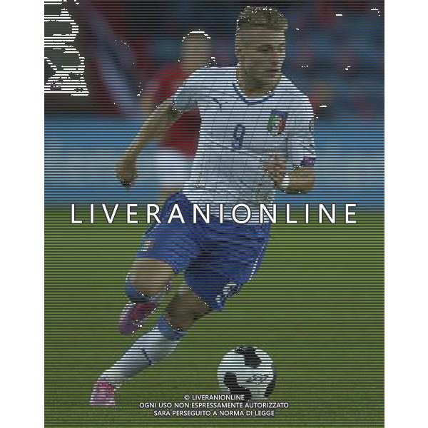 Qualificazioni ai Campionati Europei di Calcio UEFA Francia 2016 Gruppo H Oslo - 09.10.2014 Norvegia-Italia Nella Foto:Immobile Ciro /Ph.Vitez-Ag. Aldo Liverani