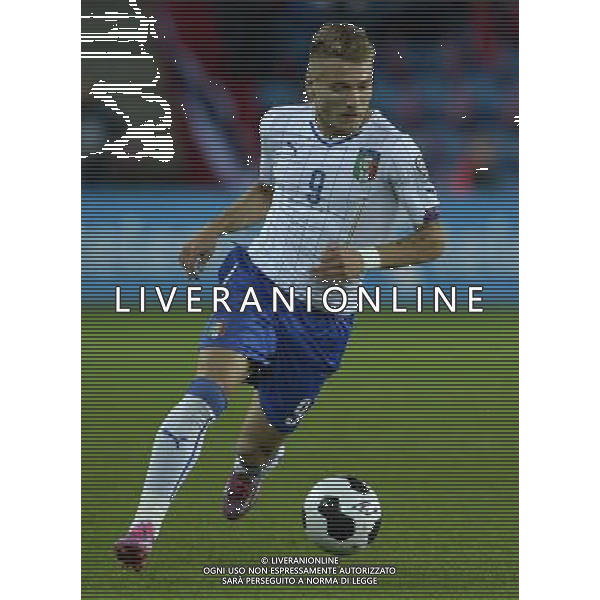 Qualificazioni ai Campionati Europei di Calcio UEFA Francia 2016 Gruppo H Oslo - 09.10.2014 Norvegia-Italia Nella Foto:Immobile Ciro /Ph.Vitez-Ag. Aldo Liverani