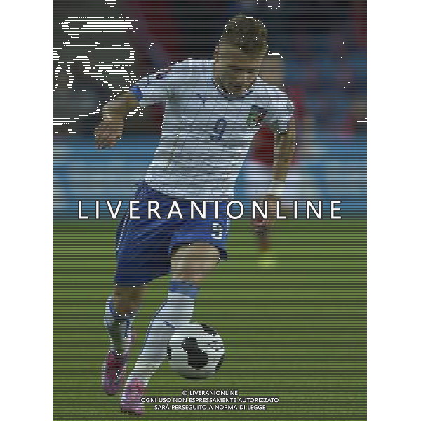 Qualificazioni ai Campionati Europei di Calcio UEFA Francia 2016 Gruppo H Oslo - 09.10.2014 Norvegia-Italia Nella Foto:Immobile Ciro /Ph.Vitez-Ag. Aldo Liverani