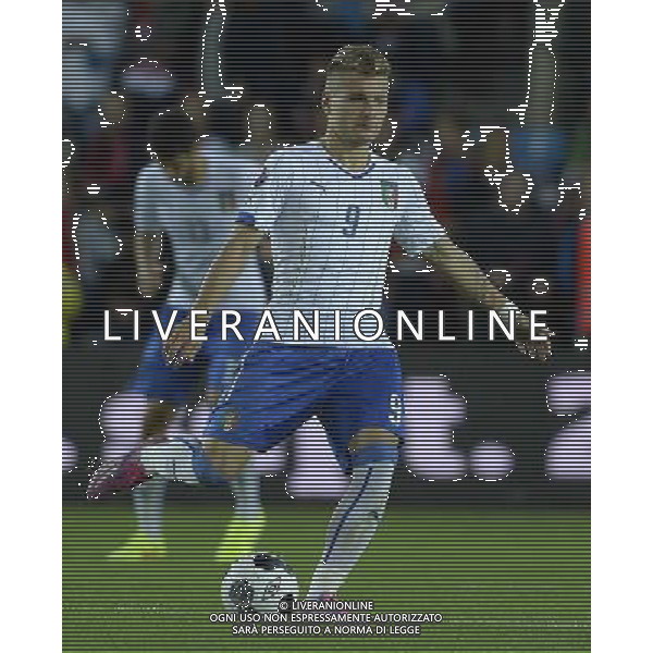 Qualificazioni ai Campionati Europei di Calcio UEFA Francia 2016 Gruppo H Oslo - 09.10.2014 Norvegia-Italia Nella Foto:Immobile Ciro /Ph.Vitez-Ag. Aldo Liverani