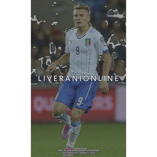 Qualificazioni ai Campionati Europei di Calcio UEFA Francia 2016 Gruppo H Oslo - 09.10.2014 Norvegia-Italia Nella Foto:Immobile Ciro /Ph.Vitez-Ag. Aldo Liverani