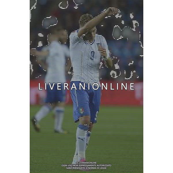 Qualificazioni ai Campionati Europei di Calcio UEFA Francia 2016 Gruppo H Oslo - 09.10.2014 Norvegia-Italia Nella Foto:Immobile Ciro /Ph.Vitez-Ag. Aldo Liverani