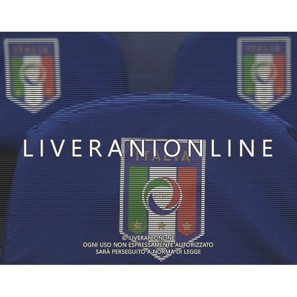 Qualificazioni ai Campionati Europei di Calcio UEFA Francia 2016 Gruppo H Oslo - 09.10.2014 Norvegia-Italia Nella Foto:Italia panchina logo particolare /Ph.Vitez-Ag. Aldo Liverani