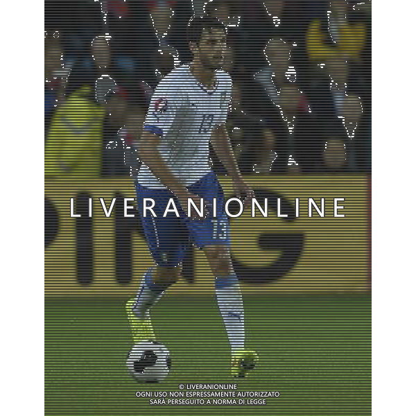 Qualificazioni ai Campionati Europei di Calcio UEFA Francia 2016 Gruppo H Oslo - 09.10.2014 Norvegia-Italia Nella Foto:Ranocchia Andrea /Ph.Vitez-Ag. Aldo Liverani