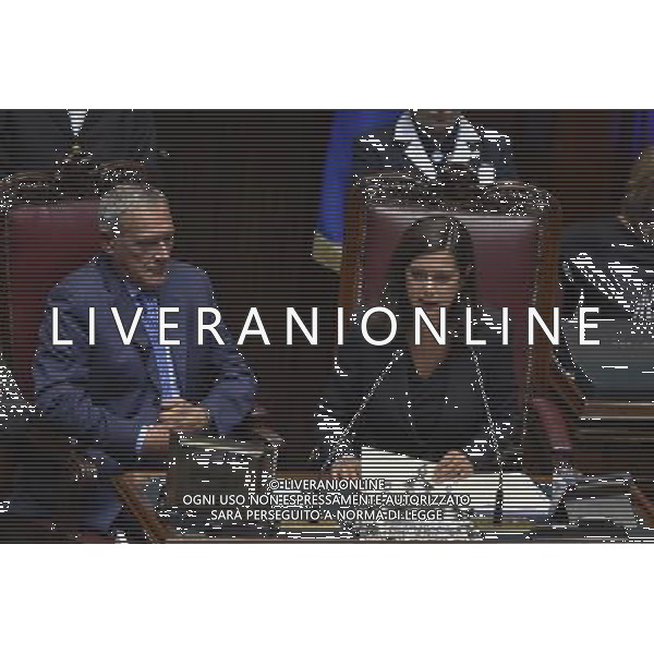 Roma - 10/09/2014 - Montecitorio - Seduta comune per l\'elezione dei giudici della Corte Costituzionale e componenti del CSM - nella foto: Piero Grasso e Laura Boldrini presidono la seduta comune /Ph. Fabrizio Corradetti - Ag. Aldo Liverani sas