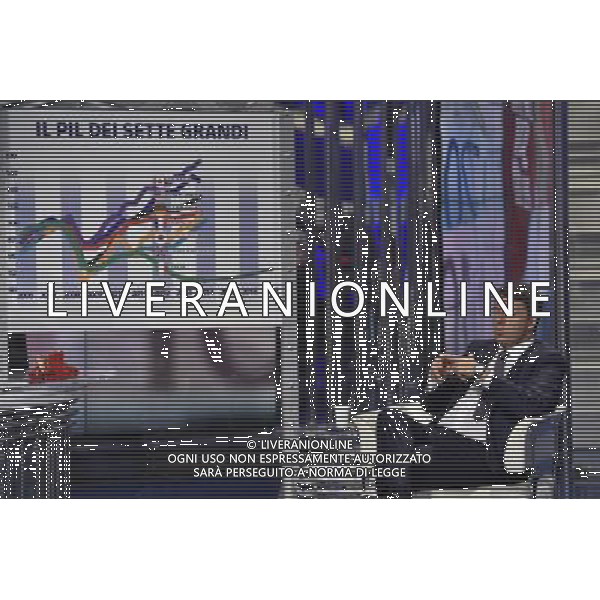 Trasmissione televisiva \'Porta a Porta\' - Roma 09 settembre 2014 nella foto Matteo Renzi ©Corradetti/Agenzia Aldo Liverani sas