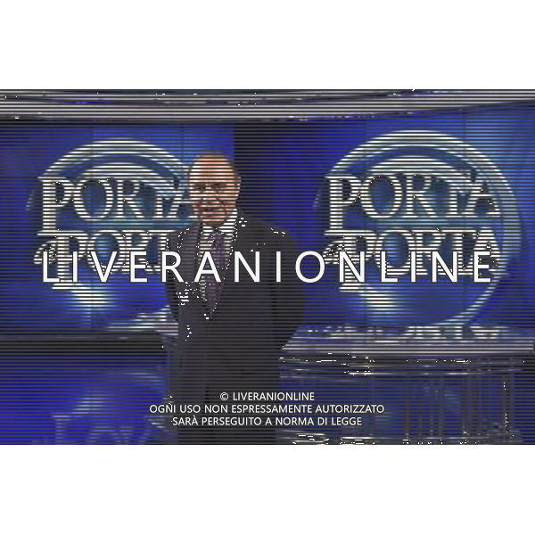 Trasmissione televisiva \'Porta a Porta\' - Roma 09 settembre 2014 nella foto Bruno Vespa ©Corradetti/Agenzia Aldo Liverani sas
