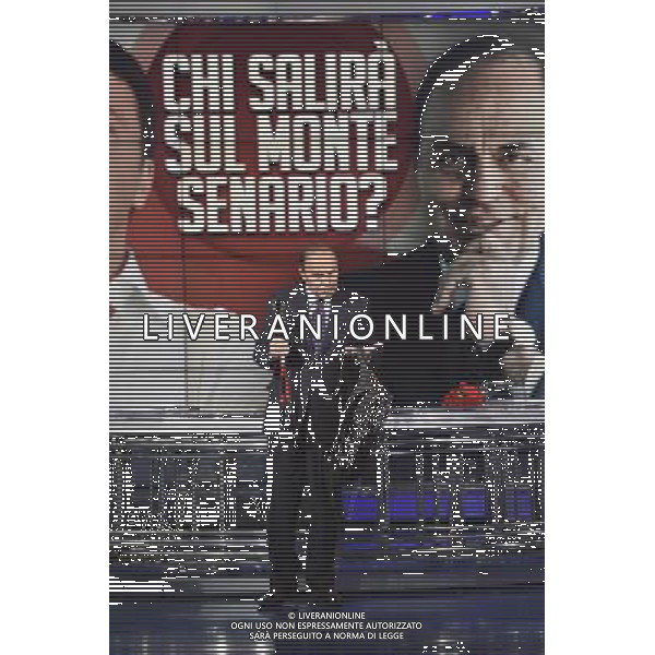 Trasmissione televisiva \'Porta a Porta\' - Roma 09 settembre 2014 nella foto Bruno Vespa ©Corradetti/Agenzia Aldo Liverani sas