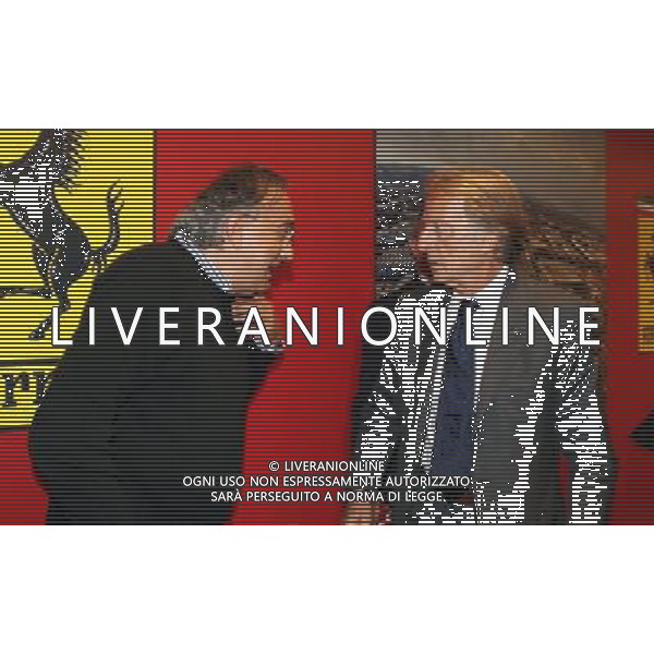 MARANELLO 10 SETTEMBRE 2014 / CONFERENZA STAMPA SERGIO MARCHIONNE - LUCA CORDERO DI MONTEZEMOLO SU DIMISSIONI PRESIDENZA FERRARI / FOTO FRANCESCA SOLI - AGENZIA ALDO LIVERANI SAS