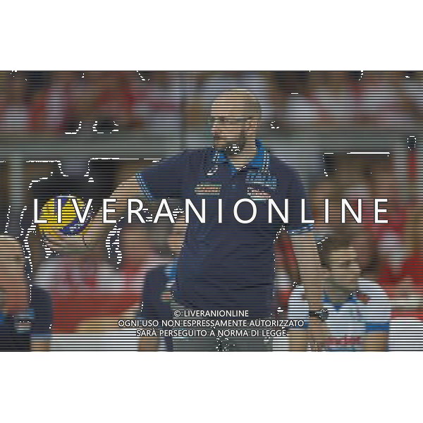 10.09.2014 LODZ , ATLAS ARENA , SIATKOWKA , SIATKA , MISTRZOSTWA SWIATA W SIATKOWCE MEZCZYZN 2014 , 2. FAZA TURNIEJU , GRUPA F ( VOLLEYBALL , FIVB MEN\'S VOLLEYBALL WORLD CHAMPIONSHIP 2014 , ROUND 2 , POLL F ) MECZ SERBIA - WLOCHY ( GAME SERBIA - ITALY ) NZ MAURO BERRUTO FOTO RADOSLAW JOZWIAK / CYFRASPORT / NEWSPIX.PL --- Newspix.pl AG ALDO LIVERANI SAS ONLY ITALY *** Local Caption *** www.newspix.pl mail us: info@newspix.pl call us: 0048 022 23 22 222 --- Polish Picture Agency by Ringier Axel Springer Poland