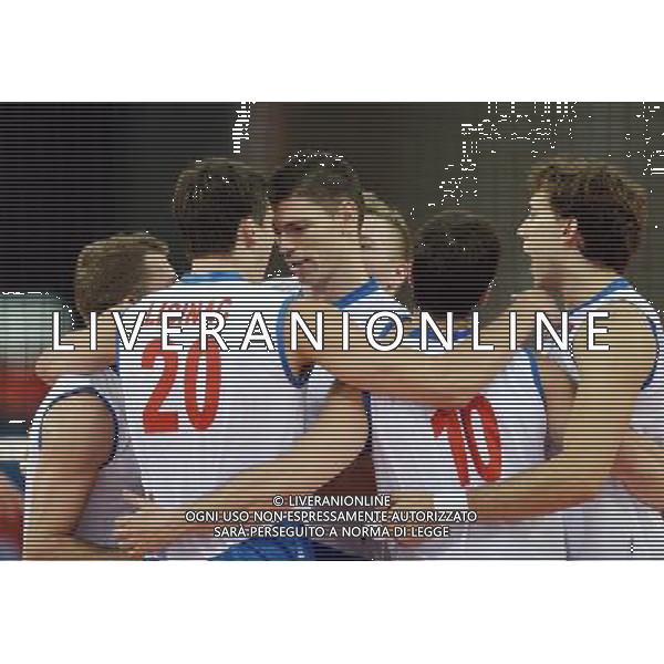 2014.09.10 LODZ FIVB VOLLEYBALL MEN\'S CHAMPIONSHIP POLAND 2014 SECOND ROUND POOL E SERBIA VS ITALY RADOSC SRECKO LISINAC MARKO PODRASCANIN MILOS NIKIC ALEKSANDAR ATANASIJEVIC 2014.09.10 LODZ SIATKOWKA MEZCZYZN MISTRZOSTWA SWIATA POLSKA 2014 RUNDA DRUGA GRUPA E SERBIA - WLOCHY N/Z RADOSC SRECKO LISINAC MARKO PODRASCANIN MILOS NIKIC ALEKSANDAR ATANASIJEVIC FOTO LUKASZ LASKOWSKI / PRESSFOCUS / NEWSPIX.PL --- Newspix.pl AG ALDO LIVERANI SAS ONLY ITALY *** Local Caption *** www.newspix.pl mail us: info@newspix.pl call us: 0048 022 23 22 222 --- Polish Picture Agency by Ringier Axel Springer Poland