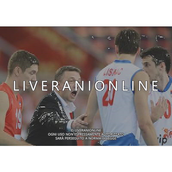 2014.09.10 LODZ FIVB VOLLEYBALL MEN\'S CHAMPIONSHIP POLAND 2014 SECOND ROUND POOL E SERBIA VS ITALY NIKOLA ROSIC IGOR KOLAKOVIC (TRENER, HEAD COACH) SRECKO LISINAC MILOS NIKIC 2014.09.10 LODZ SIATKOWKA MEZCZYZN MISTRZOSTWA SWIATA POLSKA 2014 RUNDA DRUGA GRUPA E SERBIA - WLOCHY N/Z NIKOLA ROSIC IGOR KOLAKOVIC (TRENER, HEAD COACH) SRECKO LISINAC MILOS NIKIC FOTO LUKASZ LASKOWSKI / PRESSFOCUS --- Newspix.pl AG ALDO LIVERANI SAS ONLY ITALY *** Local Caption *** www.newspix.pl mail us: info@newspix.pl call us: 0048 022 23 22 222 --- Polish Picture Agency by Ringier Axel Springer Poland