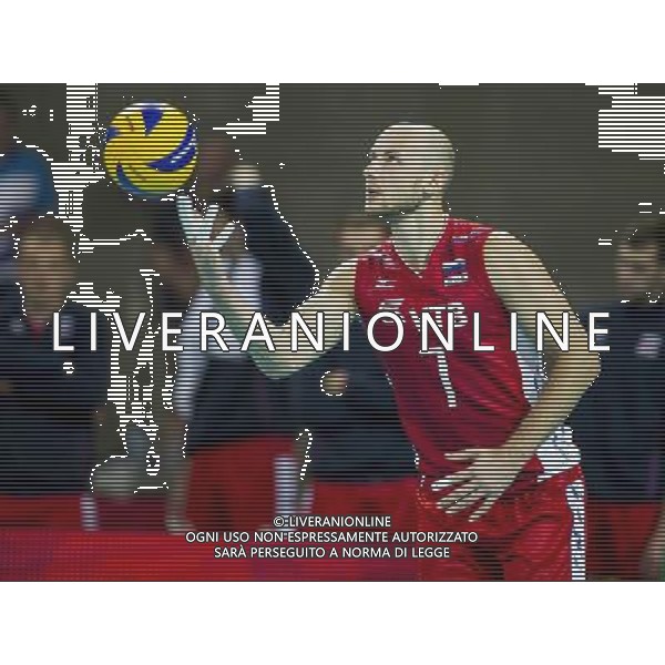 10.09.2014, Wroclaw, siatkowka, Mistrzostwa Swiata w siatkowce, Finland - Russia, FIVB Volleyball Men\'s World Championship, Finlandia - Rosja, Nikolay Pavlov (RUS) , fot. Lukasz Skwiot / Foto Olimpik / NEWSPIX.PL --- Newspix.pl AG ALDO LIVERANI SAS ONLY ITALY *** Local Caption *** www.newspix.pl mail us: info@newspix.pl call us: 0048 022 23 22 222 --- Polish Picture Agency by Ringier Axel Springer Poland