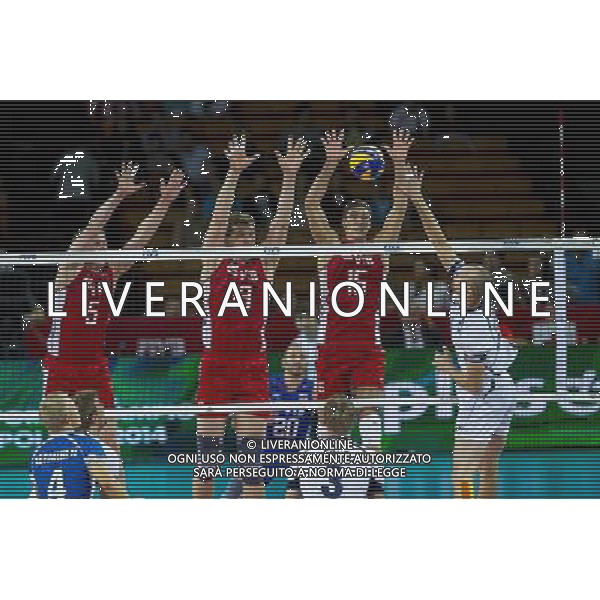 10.09.2014, Wroclaw, siatkowka, Mistrzostwa Swiata w siatkowce, Finland - Russia, FIVB Volleyball Men\'s World Championship, Finlandia - Rosja, Niklas Seppanen (FIN), Sergey Grankin (RUS), Dmitrij Muserski (RUS), Dmitriy Ilinykh Dmitrij Iljinych (RUS) , fot. Lukasz Skwiot / Foto Olimpik / NEWSPIX.PL --- Newspix.pl AG ALDO LIVERANI SAS ONLY ITALY *** Local Caption *** www.newspix.pl mail us: info@newspix.pl call us: 0048 022 23 22 222 --- Polish Picture Agency by Ringier Axel Springer Poland