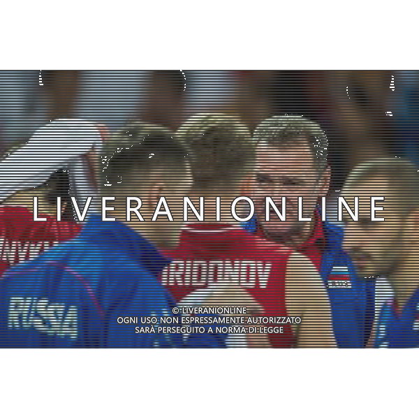 Polska Wroclaw 10 09 2014 Hala Stulecia ul. Wystawowa 1 Druga faza grupy F FIVB Mistrzostwa Swiata w pilce siatkowej mezczyzn Polska 2014 mecz pomiedzy Finlandia vs Rosja Na zdjeciu: Voronkov Andrey russia trener head coach Fot: Sebastian Borowski / Newspix.pl Poland Wroclaw 10.09.2014 Century Hall st. Wystawowa 1 Second phase of group F FIVB World Championships in mens volleyball Poland 2014 game between Finland vs Russia On the picture: Voronkov Andrey russia trener head coach Photo: Sebastian Borowski / Newspix.pl --- Newspix.pl AG ALDO LIVERANI SAS ONLY ITALY *** Local Caption *** www.newspix.pl mail us: info@newspix.pl call us: 0048 022 23 22 222 --- Polish Picture Agency by Ringier Axel Springer Poland