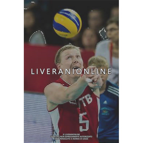Polska Wroclaw 10 09 2014 Hala Stulecia ul. Wystawowa 1 Druga faza grupy F FIVB Mistrzostwa Swiata w pilce siatkowej mezczyzn Polska 2014 mecz pomiedzy Finlandia vs Rosja Na zdjeciu: Sergey Grankin russia #5 Fot: Sebastian Borowski / Newspix.pl Poland Wroclaw 10.09.2014 Century Hall st. Wystawowa 1 Second phase of group F FIVB World Championships in mens volleyball Poland 2014 game between Finland vs Russia On the picture: Sergey Grankin russia #5 Photo: Sebastian Borowski / Newspix.pl --- Newspix.pl AG ALDO LIVERANI SAS ONLY ITALY *** Local Caption *** www.newspix.pl mail us: info@newspix.pl call us: 0048 022 23 22 222 --- Polish Picture Agency by Ringier Axel Springer Poland