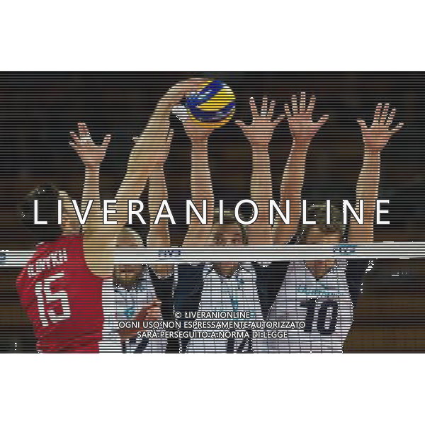 Polska Wroclaw 10 09 2014 Hala Stulecia ul. Wystawowa 1 Druga faza grupy F FIVB Mistrzostwa Swiata w pilce siatkowej mezczyzn Polska 2014 mecz pomiedzy Finlandia vs Rosja Na zdjeciu: Dmitriy Ilinykh russia #15 Olli Kunnari finland #12 Konstantin Shumov finland #14 Urpo Sivula finland #10 Fot: Sebastian Borowski / Newspix.pl Poland Wroclaw 10.09.2014 Century Hall st. Wystawowa 1 Second phase of group F FIVB World Championships in mens volleyball Poland 2014 game between Finland vs Russia On the picture: Dmitriy Ilinykh russia #15 Olli Kunnari finland #12 Konstantin Shumov finland #14 Urpo Sivula finland #10 Photo: Sebastian Borowski / Newspix.pl --- Newspix.pl AG ALDO LIVERANI SAS ONLY ITALY *** Local Caption *** www.newspix.pl mail us: info@newspix.pl call us: 0048 022 23 22 222 --- Polish Picture Agency by Ringier Axel Springer Poland