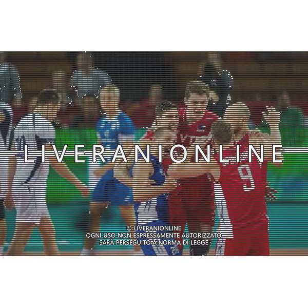 Polska Wroclaw 10 09 2014 Hala Stulecia ul. Wystawowa 1 Druga faza grupy F FIVB Mistrzostwa Swiata w pilce siatkowej mezczyzn Polska 2014 mecz pomiedzy Finlandia vs Rosja Na zdjeciu: Rosja radosc Fot: Sebastian Borowski / Newspix.pl Poland Wroclaw 10.09.2014 Century Hall st. Wystawowa 1 Second phase of group F FIVB World Championships in mens volleyball Poland 2014 game between Finland vs Russia On the picture: Russia gladness Photo: Sebastian Borowski / Newspix.pl --- Newspix.pl AG ALDO LIVERANI SAS ONLY ITALY *** Local Caption *** www.newspix.pl mail us: info@newspix.pl call us: 0048 022 23 22 222 --- Polish Picture Agency by Ringier Axel Springer Poland
