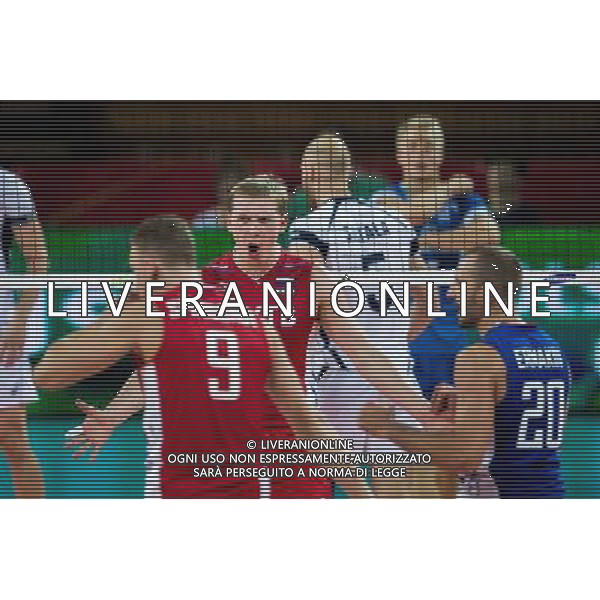 Polska Wroclaw 10 09 2014 Hala Stulecia ul. Wystawowa 1 Druga faza grupy F FIVB Mistrzostwa Swiata w pilce siatkowej mezczyzn Polska 2014 mecz pomiedzy Finlandia vs Rosja Na zdjeciu: Sergey Grankin russia #5 radosc Fot: Sebastian Borowski / Newspix.pl Poland Wroclaw 10.09.2014 Century Hall st. Wystawowa 1 Second phase of group F FIVB World Championships in mens volleyball Poland 2014 game between Finland vs Russia On the picture: Sergey Grankin russia #5 gladness Photo: Sebastian Borowski / Newspix.pl --- Newspix.pl AG ALDO LIVERANI SAS ONLY ITALY *** Local Caption *** www.newspix.pl mail us: info@newspix.pl call us: 0048 022 23 22 222 --- Polish Picture Agency by Ringier Axel Springer Poland